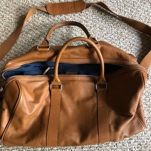 Cole Haan Brown Leather Duffel Bag